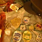 Badges, cockades and buckles